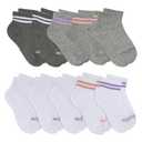 Fruit of the Loom Girls' Everyday Basics Socks, Ankle - 10 Pack - Assorted Size 10.5-4