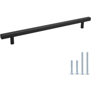 Cabinet Handles Drawer Pulls -J22BK256 Kitchen Cabinet Handles Black Drawer Pulls for Cabinets 5 Pack (12.6in Length(10 in Hole Centers))