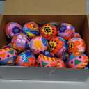 Soulchen 24 Pcs 2.36 inches Mexican Christmas Ornaments Bulk Talavera Hanging Christmas Tree Ball Shatterproof Colorful Plastic Fiesta Mexico Holiday Decorations for Hispanic Home Xmas Party Decor