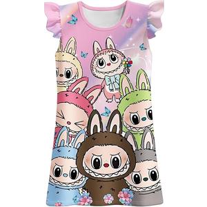 LingQiSihiZu Labubu Kids Dress 120