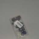 8 PCS License Plate Screws, Stainless Steel Anti-Rust and Shock-Proof Fixing Bolts, Self-Tapping Mounting Fasteners for Car Front and Rear License Plate Frame Covers, for Cars Trucks (Black)