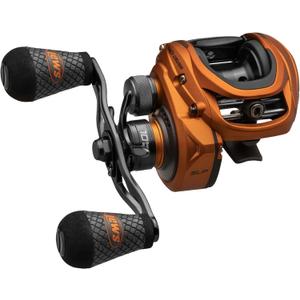 Lew's Mach Crush Baitcast Reel (Right Hand, Orange)