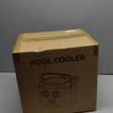13.74 Qt Pool Cooler with Bluetooth Speaker, Play Music Loudly, Designed for Above Ground Pools, Cans Keep Cold for 1-3 Days, Poolside Ice Chest Accessories, Suitable for Poolside & Outdoor Parties