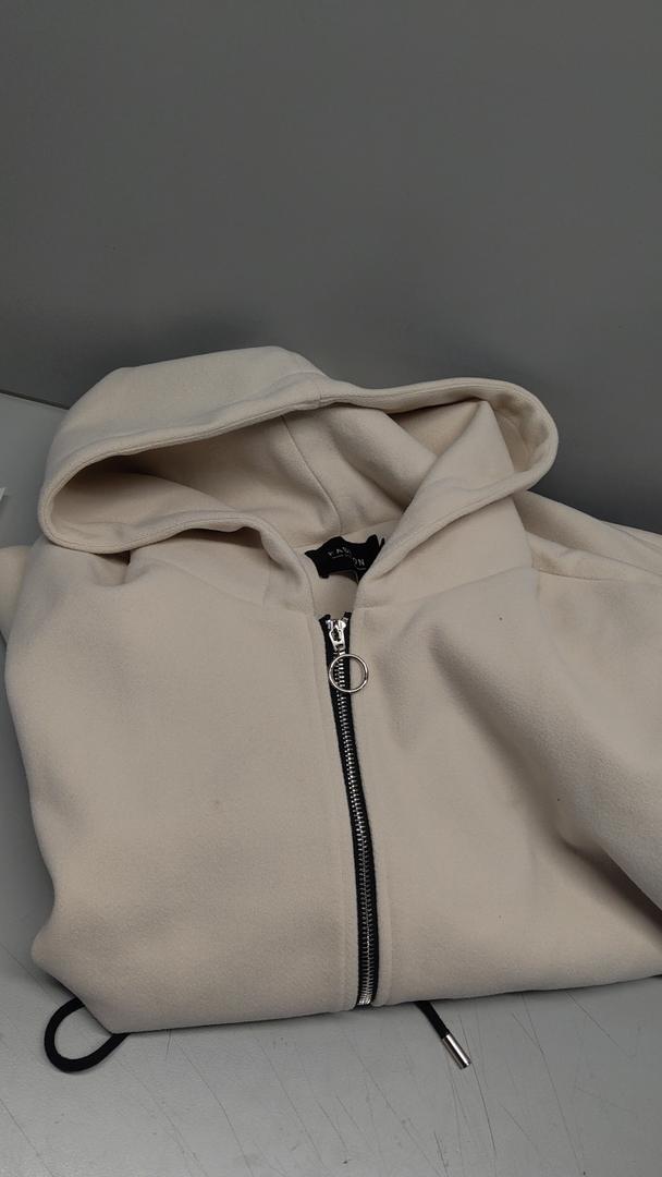 Womens 2023 Fashion Fall Outfits Winter Clothes Zip Up Sweaters Cropped Sweatshirts Long Sleeve Shirts Pullover Hoodies Teen Girls Jackets Travel Apricot, XL