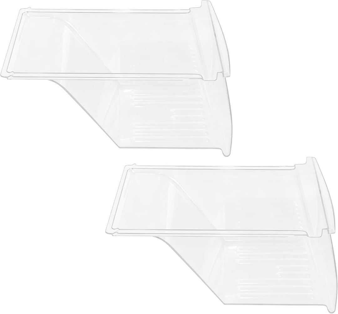 2 Pack 240337103 Refrigerator Crisper Drawer Replace 240337102 240337105
