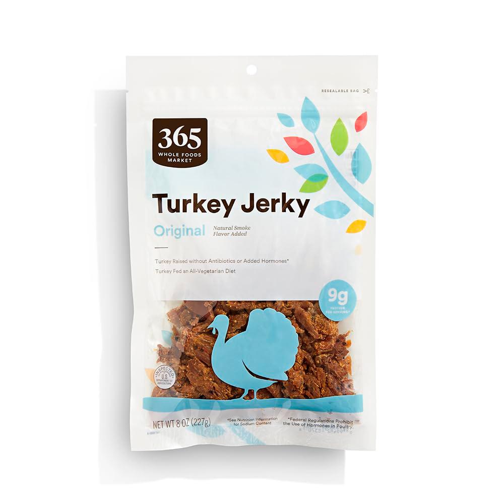 2 x 365 by Whole Foods Market, Original Turkey Jerky, 8 OZ