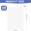 120pcs Comic Book Dividers with Tab, 11.22" x 7.2" Tall Boards Dividers, Thick Cardboard Card Separator Comic Book Dividers for Short or Long Comic Book Storage Boxes Office Supplies (White)