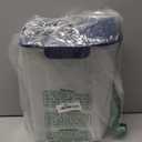 TBMax Large Cat Food Storage Container, Portable Dog Food Container with Upgraded Large Spout and Cup, Travel Pet Food Storage Dispenser for Kibble Storage, Bird Seed Container - Dark Blue