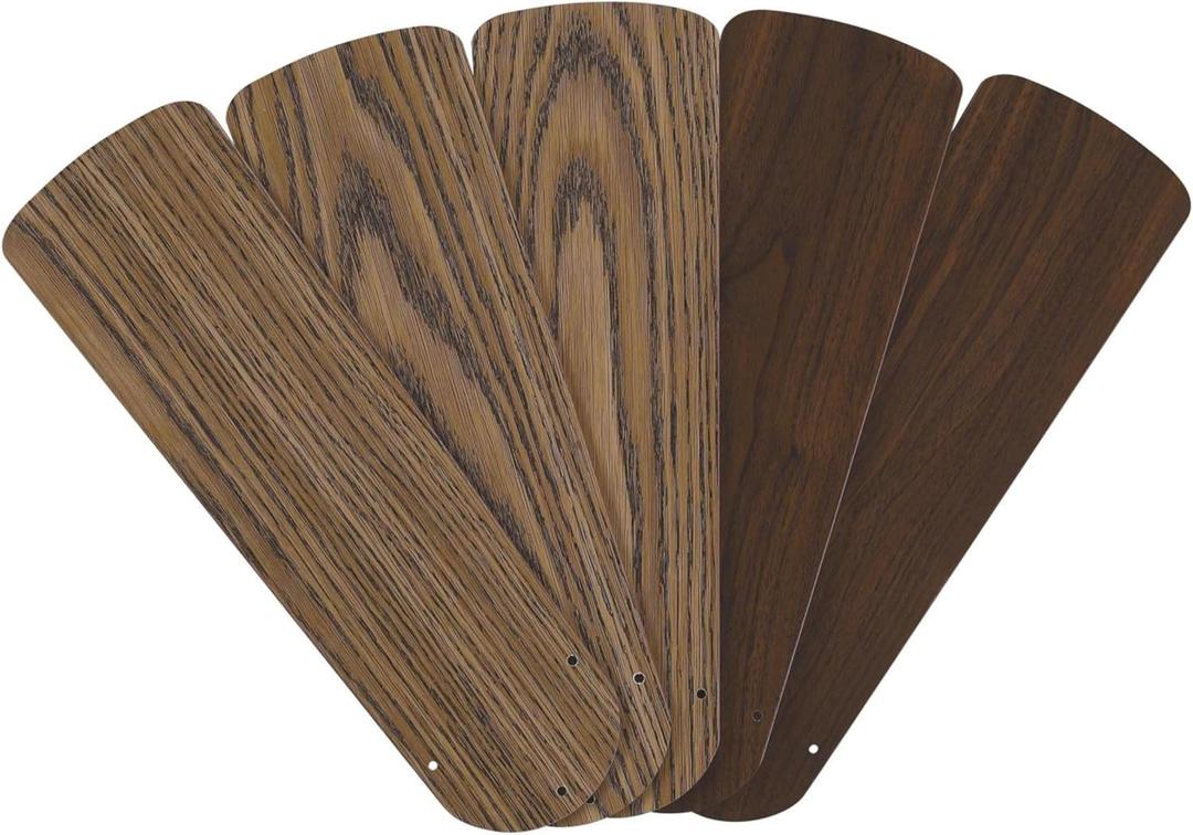Westinghouse 16.5-Inch Replacement Fan Blades for 42-Inch Ceiling Fans, Oak/Walnut