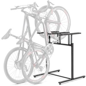 CXWXC 3/5 Bikes Stand Rack - Bike Storage Parking Racks Indoor/Outdoor - Bicycle Stand Garage for Parking Mountain Road Hybrid Bike, Fits Wheels up to 2.4" (For 3 Bikes)