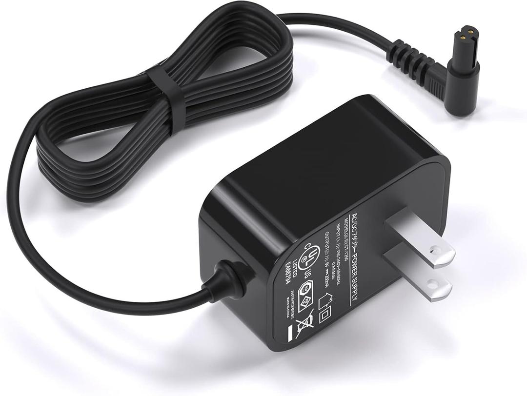VHBW 9V Charger for Black Decker LI2000 (Only Type 1)Cordless Screwdriver BDSC20C BDCS40G LI3100 GSL35 for Black+Decker Charger Cord 90593303 (Not for 7.2V Driver or 15V 23V VacuumsPlease Check Port)