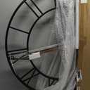 30 Inch Extra Giant Oversized Large Wall Clocks for Living Room Decor,Big Black Roman Numerals Metal Wall Clocks for Bedroom, Kitchen, Office,Housewarming Gift
