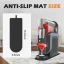 2 x Sliding Pad for Ninja SLUSHi Machine FS301, Anti Slip Base Sliding Mat for Fast Moving, with Hanging Strap, Accessories Fit for Ninja Slushie Machine, Black