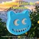 2 Sets Pet Deodorizer Kit, Odor Trap for Stainless Steel Litter Box, Eliminates Home Odors, Pet Odor Remover for Self Cleaning Cat Litter Box