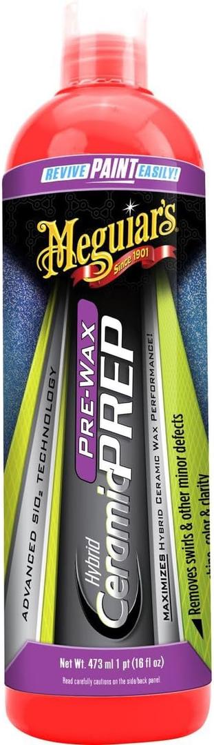 MEGUIARS G220416 HYBRID CERAMIC PRE-WAX PREP - 16OZ