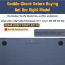 Fintie Case for MacBook Air 15 Inch A3448 A3241 A3114 A2941 (2023 2024 2025 2026), [100% Corresponds to Official Colour] Slim Matte Case for MacBook Air 15.3" with M2 M3 M4 M5 Chip (Frost Midnight)