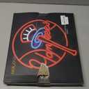 YANKEES Neon Signs For Wall Decorbaseball Team Neon Lights For Bedroom LED Signs Suitable For Man Cave 5V Power Adapter Birthday Christmas Gifts For Boys 13 * 15 Inch (Red+Blue+White)