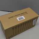 Eyrosa Solar Outdoor Lights, 10 Pack Waterproof Stainless Steel Solar Stake Lights for Pathway Garden Yard Path Walkway Driveway Lawn Patio Outside Decor, Cool White