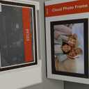 Digital Picture Frame 10.1 Inch, WiFi Digital Photo Frame with 16GB Storage, IPS HD Touchscreen, Instant Photo & Video Upload via Uhale APP, Wall-Mounted, for Mom, Housewarming Wood