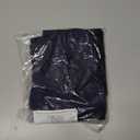 OQQ Women's High Waist Yoga Shorts Mini Shorts with Pockets 2-Pack Athletic Workout Shorts (Large, Black Navyblue)