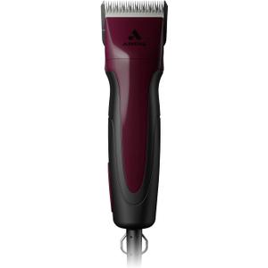 Andis 68530 Excel Professional 5-Speed Detachable Blade Clipper Kit - Animal/Dog Grooming, Rotary Motor, Soft-Grip Anti-Slip Housing, 14-Inch Cord, for All Coats & Breeds, SMC, Burgundy