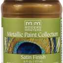 6 oz Modern Masters ME238 Blackened Bronze Metallic Paint Collection, Satin Water-Based Decorative Metallic Paint