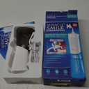 Ontel Miracle Smile Water Flosser for Teeth & Gum Health, Unique H-Shaped Flossing Head & 4 Water Jets, Cordless Water Flosser Features 360 Cleaning & 3 Pressure Modes, USB Rechargeable Dental Floss