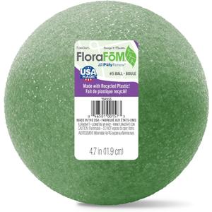 FloraCraft FloraFōM Ball 4.7 Inch Green