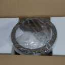 Vintage Wood Pendant Light Fixtures, Modern Farmhouse Walnut Dining Room Chandelier, Mid-Century Ceiling Mount Hanging Light Fixture for Kitchen, Bedroom, Living Room, Foyer, Art Decor, Black (Bottle Shape)