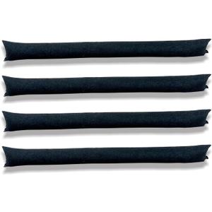 4Pcs 5FT Water Activated Flood Barriers for Garage and Home Doors, Sandless Sandbag for Rain Water Control, Easy to Use (5ft, 4Pack)