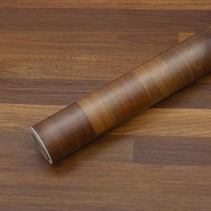 Wood Peel and Stick Wallpaper Thick Decorative Self Adhesive Contact Paper Vinyl Film 16"x198" Wood Grain Wallpaper Contact Paper for Walls Cabinets Furniture Countertop (Dark Brown)