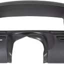 HECASA Dash Cover Board Panel Bezel Compatible with 1992-1997 Ford F150 F250 F350 F-150 F-250 F-350 Bronco Dashboard Cluster Instrument Trim Cap Replacement for F2TZ15044D70A Gas Engines ONLY