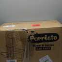 63" Modern Cat Tree Tower for Indoor Cats, Heavy Duty Cat Trees for Large Cat, Adult Maine Coon Cat Tree Tower with Scratching Post, Extra Large Top Perch, Cat Condos, Jet Black