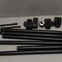 Moxweyeni Front Door Garland Hanger, Adjustable Width 31.5"-94.5", Stainless Steel Christmas Decoration Holder Garland Hanger for Door Frame Doorway Wreath Lights Outdoor, No Screws or Nails