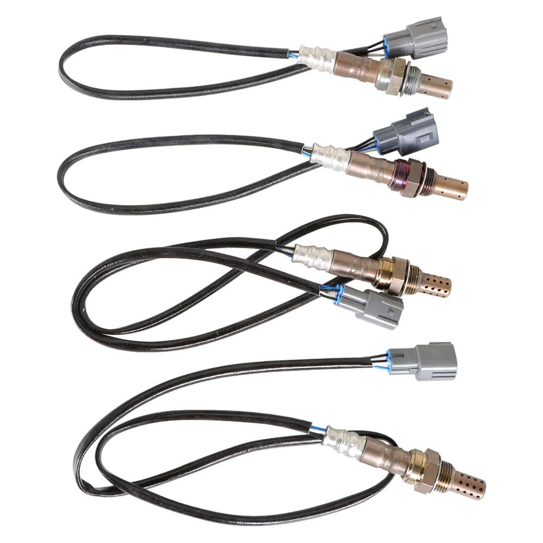 Labwork 4Pcs Air Fuel Ratio Oxygen Sensor Replacement for Toyota Rav4 2001-2003 2.0L 2Upstream +2Downstream 89467-42010 89467-42020 89465-42090 89465-42100