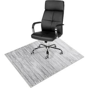 Anidaroel Ombre Office Chair Mat for Hardwood Floor, 36"x48" Under Desk Rug for Rolling Chair, Computer Desk Chair Mat, Anti-Slip Backing Large Floor Protector Rug for Home Office, Grey (Gray-1)