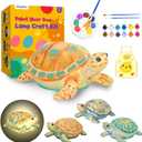 Paint Your Own Turtle Lamp Kit, Arts and Crafts for Kids Ages 8-12, Arts and Crafts for Kids 4-6, DIY Turtle Gifts for 10 Year Old Girl, Art Supplies for Girls Boys Birthday Ages 3 4 5 6 7 8 9 10 11+