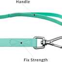 Waterproof Dog Training Leash 50FT  Heavy Duty Recall Long Lead for Large Medium Small Dogs (50FT, Mint Green)