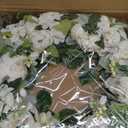 TechKen Peony Spring Wreaths for Front Door Outside 22-24 inch Handmade Artificial Blooming Flower Wreath for Indoor Outdoor Wall Window Decorations Door Wreath