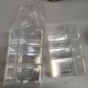 BTSKY 2 Pack Small Acrylic Storage Organizer with Drawers, 3-Layer Clear Desktop Organizer for Office Supplies Mini Storage Box with Drawers for Desk, Desktop Makeup Drawer Jewelry Storage Box