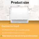 0.75" x 1.5" Rectangle Chair Leg Protectors for Hardwood Floors, Silicone Covers to Protect Wood Tile Floors Felt Pads Furniture Leg Caps Reduce Noise, Easy to Move.16 PCS Clear.