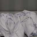 Cocktail Table Covers - 2 Pack 32"x 43" White Cocktail Table Tablecloth with Natural Wavy Round Skirt for Bar Wedding Party Banquet