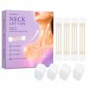Neck Tape Lifting Invisible for Women, 80 PCS + 4 Strips Instant Neck Lift Tape, Waterproof Invisible Strips for Double Chin, Wrinkles & Sagging Skin, Non-Surgical Neck Firming 80 (70)