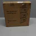 OYEAL Hanging Wall File Organizer Metal Wall File Holder 3 Pockets Mail Organizer Wall Mounted with Hooks for Office Home, Black