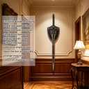 The Big Sword from Artoria in the DS Game, Wolf Knight Sword, All Metal, 42.91 inches, Cosplay， Decoration, Collection, Gifts