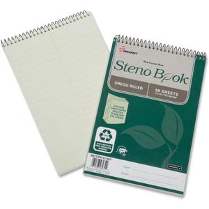 PAD,STENO,6X9,80SH,GRN