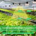 VIVOSUN Outdoor LED Grow Lights, Waterproof String Grow Light, Full Spectrum Plant Growing Lights with 22Ft Adjustable Cord for Seedling, Veg, Flower in Greenhouse, Garden, Backyard, Farm (6-Light)