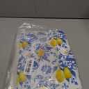 Sratte 6 Pcs Summer Lemon Kitchen Towels 24 x 16 Inch Italian Capri Tiles Lemon Dish Towels Absorbent Blue Yellow Hand Bathroom Towel Mediterranean Tea Towel for Kitchen Bath Amalfi Coast Party Decor