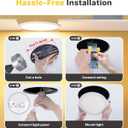 Ensenior 12 Pack 7 Inch LED Recessed Ceiling Light, Dimmable, 2700K-5000K 5CCT, 1600LM 15W 120V, High Brightness Canless Wafer Downlight - ETL&FCC&IC