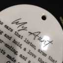 FUGWN Aunt Ornament, Best Aunt Gifts from Nephew Niece Hanging Ornaments for Christmas Tree Party Holiday Decorations, Auntie Gifts for Christmas Decorative Ornaments Keepsake